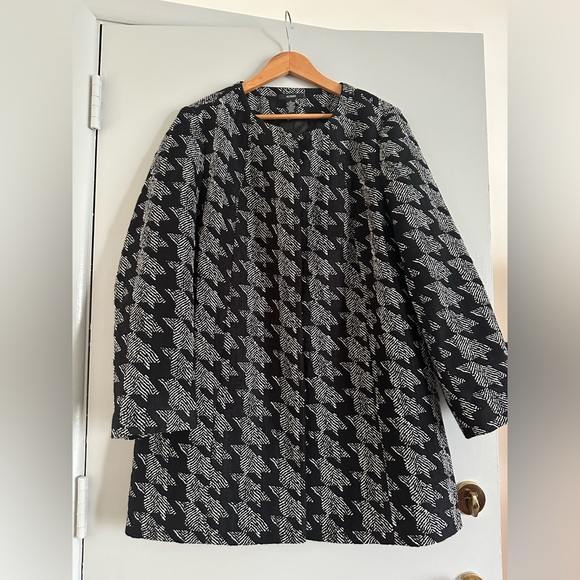 NWT! Alfani Prima houndstooth jacquard jacket. - Picture 8 of 9